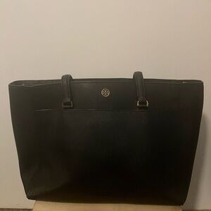 Tory Burch Black Leather Tote
